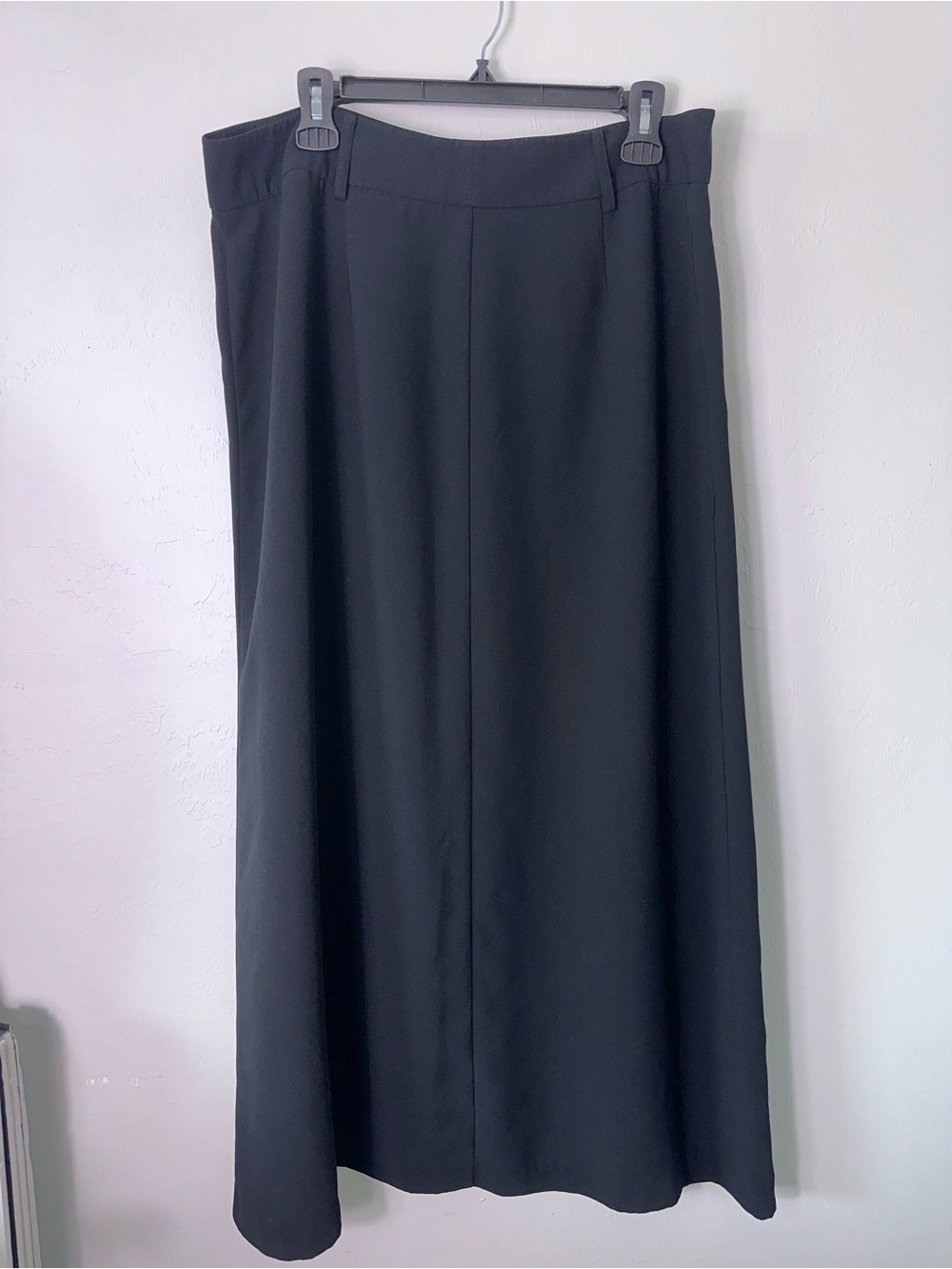 New York & Company Black Maxi Skirt - Sleek Straight Silhouette - Picture 2 of 11